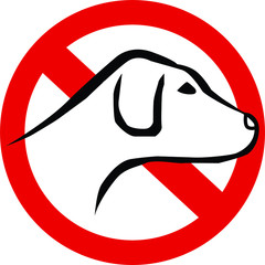 beware of dogs vector sign