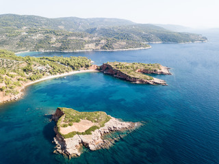 Obraz premium view of the sea from the sea