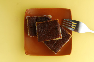 Filipino snack food called Bibingka Malagkit