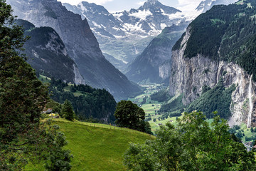 Fototapeta na wymiar Lauterbrunnen, Switzerland