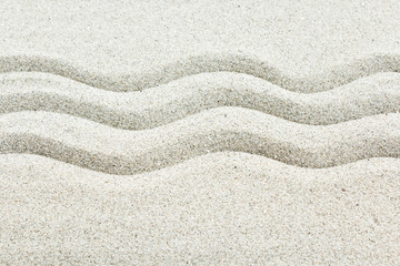 Fototapeta na wymiar Zen Pattern in Sand