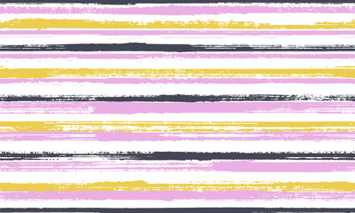 Ink freehand grunge stripes vector seamless pattern. Elegant decorative wallpaper design. Old style 
