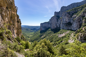 Paysage du Cirque de l'Infernet, près du village médiéval de Saint-Guilhem-le Désert...