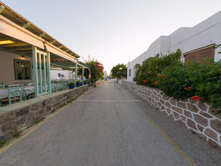 Traditional village Plaka in Milos Island