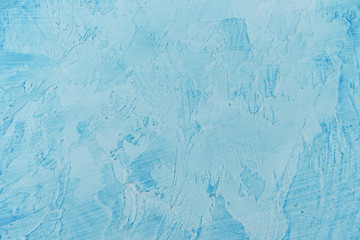 abstract wall blue painting texture background