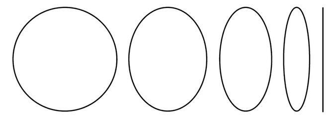 Five Geometric Shapes, vintage illustration.