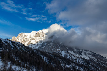 Julian Alps Triglav National Park in Slovenia