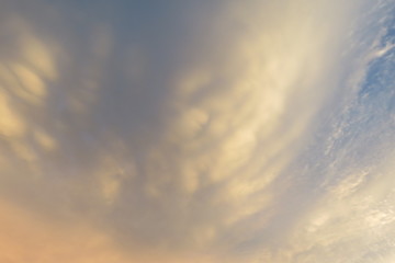 Cloud and sky during COVID-19 pandemic in South Tangerang, Banten, Indonesia