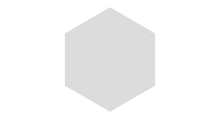 Cube model study with different surface treatment