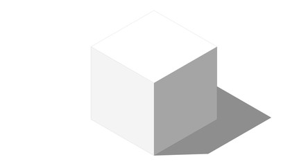 Cube model study with different surface treatment