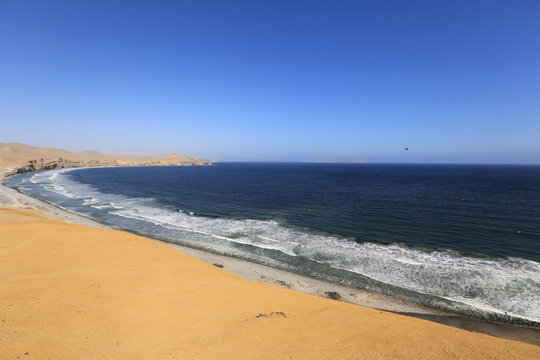 The splendid natural reserve of Paracas, Peru