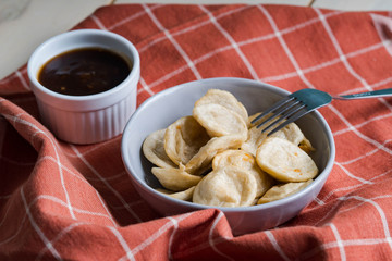 fish ball with sweetened soy garlic sauce