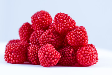 moras-golosinas-azucar-dulce-niños-glucosa-rojo