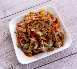 Thai Food Mixed Dishes Isaan Mix 