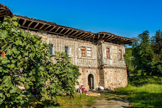 TRABZON, TURKEY - SEPTEMBER 25, 2009: Cakiroglu Harun Aga Mansion. Eskipazar, Of District