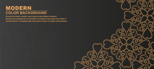 Luxury mandala background concept 