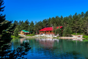 Gumushane, Turkey - 10 July, 2017: Limni Lake, National Nature Park, Zigana Mountain, Altitude; 1700 Meter, Torul District