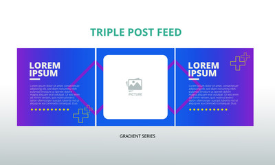 modern social media post feed, retro, instagram feed, instagram template, instagram frame, minimalist.