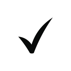 Checkmark icon. Flat icon of choice.
