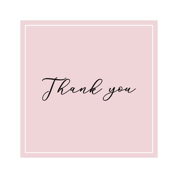 Thank you for your visit calligraphy card, banner or poster graphic design handwritten lettering vector element.