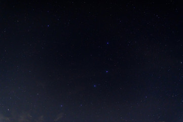 Fototapeta na wymiar Sky and clouds and stars at night