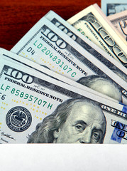 American Dollars closeup