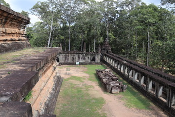 Temple à Angkor, Cambodge