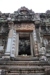 Temple &agrave; Angkor, Cambodge