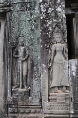 Temple Bayon à Angkor, Cambodge