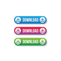 download button icon / download button for websites / applications