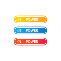 power button icon / start button for websites / applications