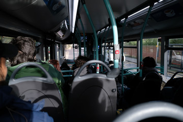 passenger in the bus