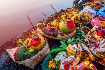 Offerings to God During Chhath Puja Festival