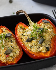 Gefüllte Paprika