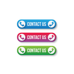 contact button icon / call button for websites / applications
