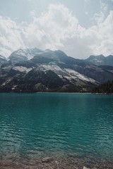 Obraz premium lake and mountains