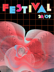Music festival cover background.