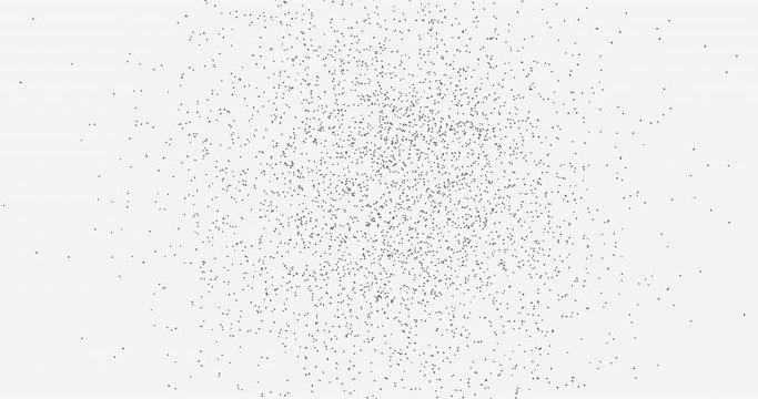 Abstract illustration on white gray background transform with flickering light on dots line triangle pattern present future innovation technology digital network  communication connection concept