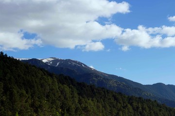Views of the mountain from the Engolasters lake