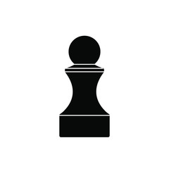 chess piece pawn icon vector isolated