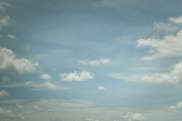 Daytime blue sky and white clouds