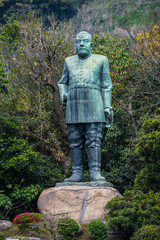 Statue of Samurai Lord Saigo Takamori, (The last true Samurai), Kagoshima, Japan