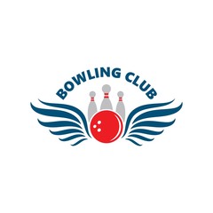 bowling vector icon illustration design