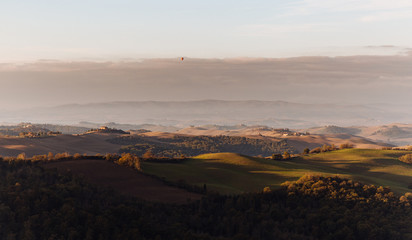 sunrise over the mountains