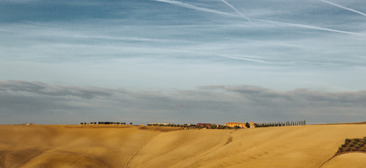 landscape with clouds