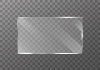 Flat glass plate