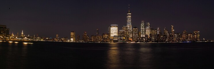 Panorama of the New York City 