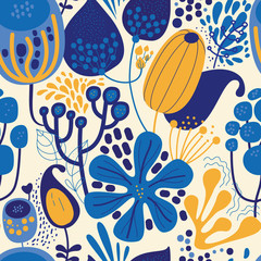 Flowers, plants and paisley cucumbers.