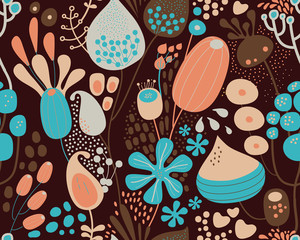 Flowers, plants and paisley cucumbers.