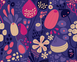 Flowers, plants and paisley cucumbers.